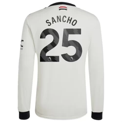 Manchester United Fußballtrikot Jadon Sancho #25 2024-25 Ausweichtrikot Herren Langarm