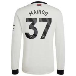 Manchester United Fußballtrikot Kobbie Mainoo #37 2024-25 Ausweichtrikot Herren Langarm