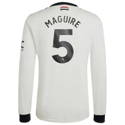 Manchester United Fußballtrikot Maguire #5 2024-25 Ausweichtrikot Herren Langarm