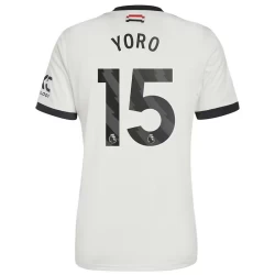 Manchester United Fußballtrikot Yoro #15 2024-25 Ausweichtrikot Herren