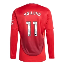 Manchester United Hojlund #11 Fußballtrikot 2024-25 Heimtrikot Herren Langarm