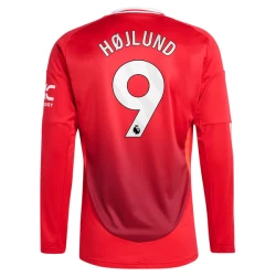 Manchester United Hojlund #9 Fußballtrikot 2024-25 Heimtrikot Herren Langarm