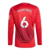 Manchester United Martínez #6 Fußballtrikot 2024-25 Heimtrikot Herren Langarm