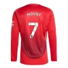 Manchester United Mason Mount #7 Fußballtrikot 2024-25 Heimtrikot Herren Langarm