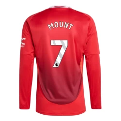 Manchester United Mason Mount #7 Fußballtrikots 2024-25 Heimtrikot Herren Langarm