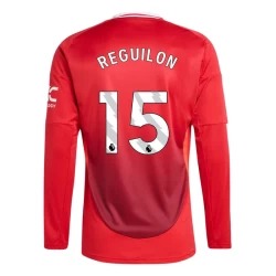 Manchester United Reguilon #15 Fußballtrikot 2024-25 Heimtrikot Herren Langarm