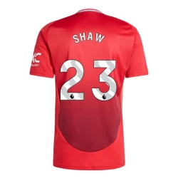 Manchester United Shaw #23 Fußballtrikots 2024-25 Heimtrikot Herren