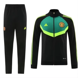 Manchester United Trainingsanzüge Jacke 2024-25 Schwarz