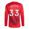 Manchester United Williams #33 Fußballtrikot 2024-25 Heimtrikot Herren Langarm