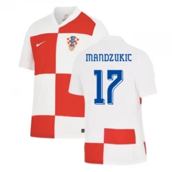 Mandzukic #17 Kroatien Fußballtrikots EM 2024 Heimtrikot Herren