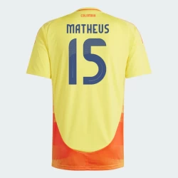 Matheus #15 Kolumbien Fußballtrikot Copa America 2024 Heimtrikot Herren