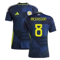 McGregor #8 Schottland Fußballtrikots EM 2024 Heimtrikot Herren