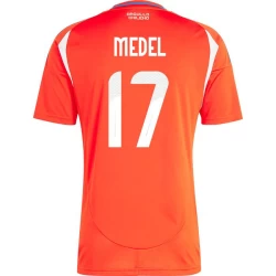 Medel #17 Chile Fußballtrikot Copa America 2024 Heimtrikot Herren