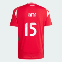 Mihaly Kata #15 Ungarn Fußballtrikot EM 2024 Heimtrikot Herren