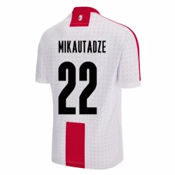 Mikautadze #22 Georgia Fußballtrikots EM 2024 Heimtrikot Herren