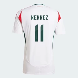 Milos Kerkez #11 Ungarn Fußballtrikot EM 2024 Auswärtstrikot Herren