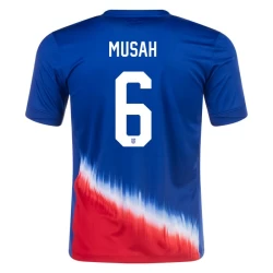 Musah #6 USA Fußballtrikot Copa America 2024 Auswärtstrikot Herren