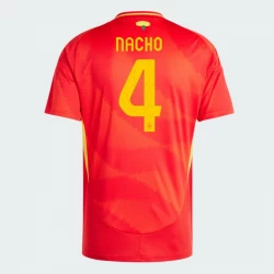 Nacho #4 Spanien Fußballtrikots EM 2024 Heimtrikot Herren