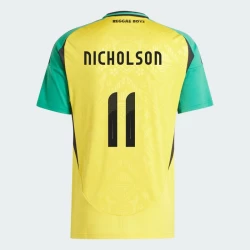 Nicholson #11 Jamaika Fußballtrikot Copa America 2024 Heimtrikot Herren