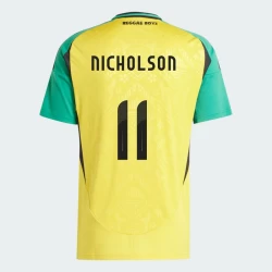 Nicholson #11 Jamaika Fußballtrikots Copa America 2024 Heimtrikot Herren