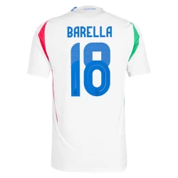 Nicolo Barella #18 Italien Fußballtrikot EM 2024 Auswärtstrikot Herren