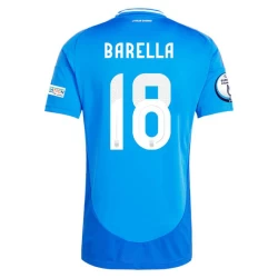 Nicolo Barella #18 Italien Fußballtrikot EM 2024 Heimtrikot Herren