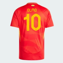 Olmo #10 Spanien Fußballtrikot EM 2024 Heimtrikot Herren