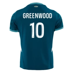 Olympique de Marseille Fußballtrikot 2024-25 Greenwood #10 Auswärtstrikot Herren