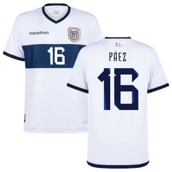 Paez #16 Ecuador Fußballtrikots Copa America 2024 Auswärtstrikot Herren