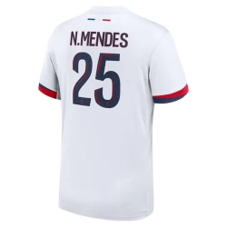 Paris Saint-Germain PSG Fußballtrikot 2024-25 N.Mendes #25 Auswärtstrikot Herren