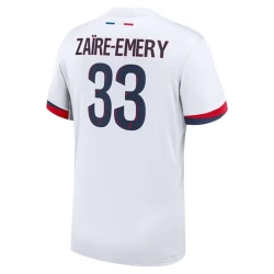 Paris Saint-Germain PSG Fußballtrikot 2024-25 Zaire-Emery #33 Auswärtstrikot Herren