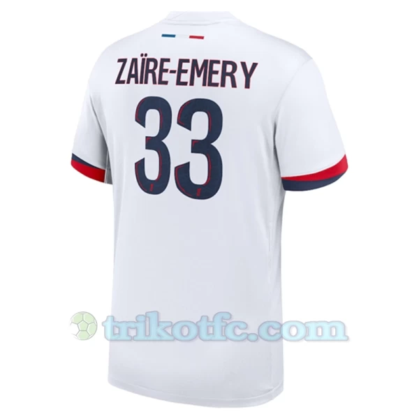 Paris Saint-Germain PSG Fußballtrikot 2024-25 Zaire-Emery #33 Auswärtstrikot Herren