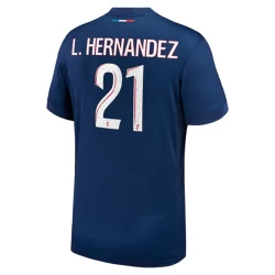 Paris Saint-Germain PSG L.Hernandez #21 Fußballtrikot 2024-25 Heimtrikot Herren