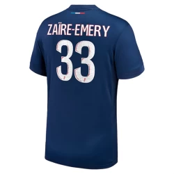 Paris Saint-Germain PSG Zaire-Emery #33 Fußballtrikot 2024-25 Heimtrikot Herren