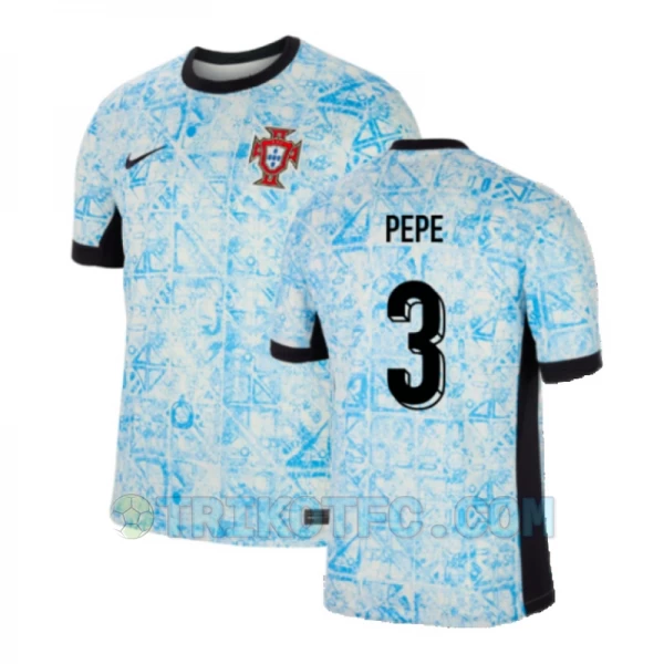 Pepe #3 Portugal Fußballtrikots EM 2024 Auswärtstrikot Herren