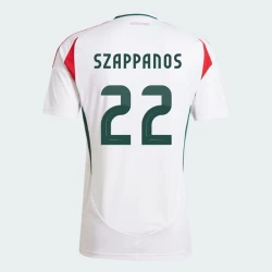 Peter Szappanos #17 Ungarn Fußballtrikot EM 2024 Auswärtstrikot Herren