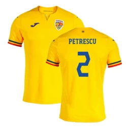 Petrescu #2 Rumänien Fußballtrikot EM 2024 Heimtrikot Herren