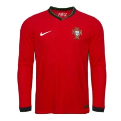 Portugal Fußballtrikot EM 2024 Heimtrikot Herren Langarm