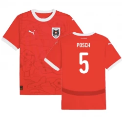 Posch #5 Österreich Fußballtrikots EM 2024 Heimtrikot Herren