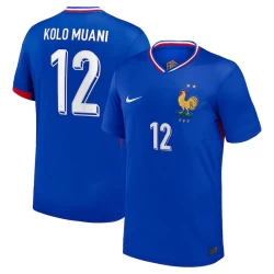 Randal Kolo Muani #12 Frankreich Fußballtrikot EM 2024 Heimtrikot Herren