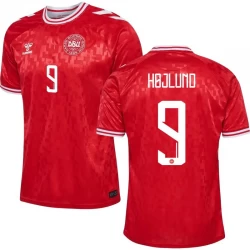 Rasmus Højlund #9 Dänemark Fußballtrikots EM 2024 Heimtrikot Herren