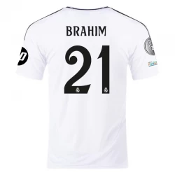 Real Madrid Brahim #21 Fußballtrikots 2024-25 HP Heimtrikot Herren