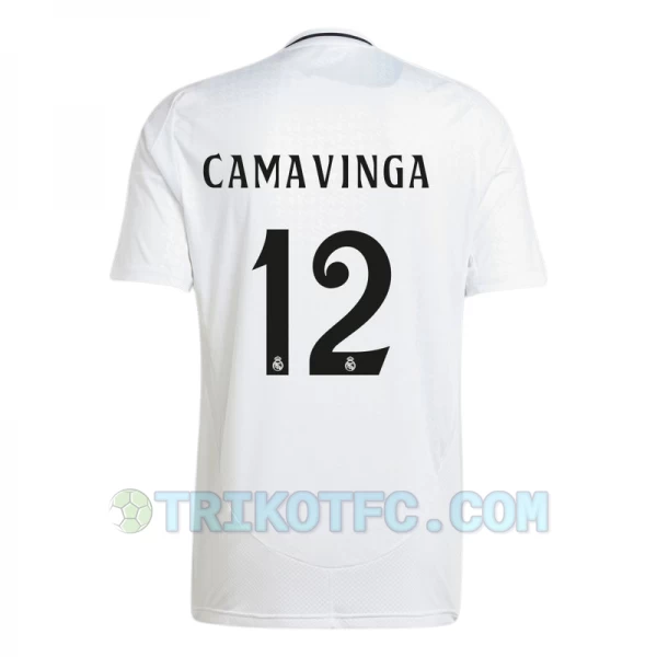 Real Madrid Camavinga #12 Fußballtrikots 2024-25 Heimtrikot Herren