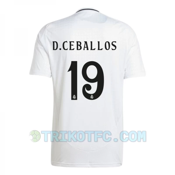 Real Madrid D. Ceballos #19 Fußballtrikots 2024-25 Heimtrikot Herren
