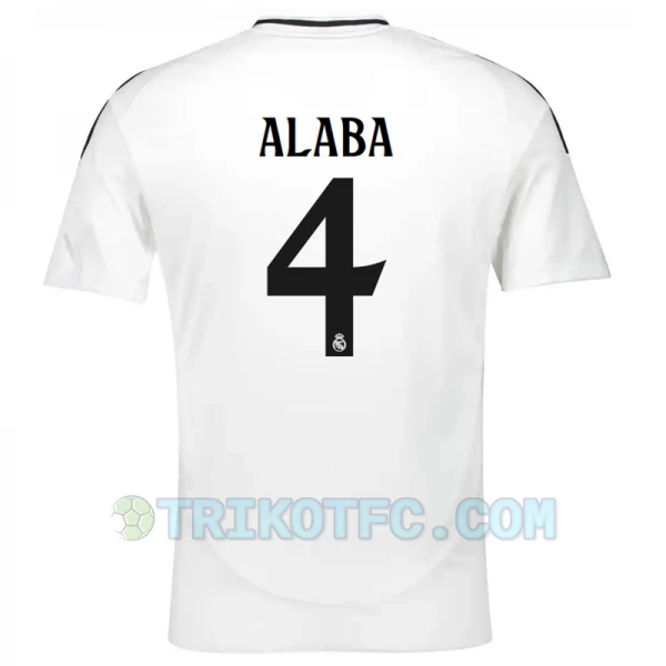 Real Madrid David Alaba #4 Fußballtrikots 2024-25 Heimtrikot Herren