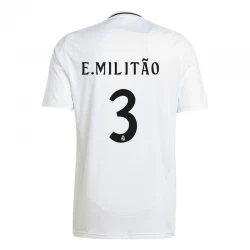 Real Madrid E. Militao #3 Fußballtrikots 2024-25 Heimtrikot Herren