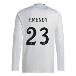 Real Madrid F. Mendy #23 Fußballtrikot 2024-25 Heimtrikot Herren Langarm