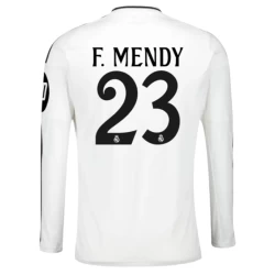 Real Madrid F.Mendy #23 Fußballtrikot 2024-25 HP Heimtrikot Herren Langarm