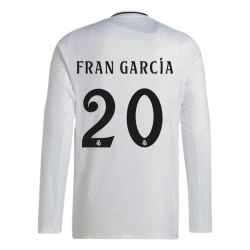 Real Madrid Fran Garcia #20 Fußballtrikots 2024-25 Heimtrikot Herren Langarm