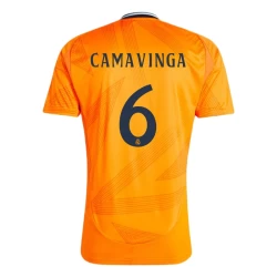 Real Madrid Fußballtrikot 2024-25 Eduardo Camavinga #6 Auswärtstrikot Herren